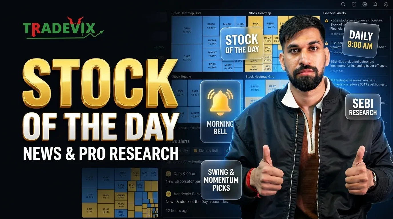 Tradevix Stock of the Day and News Research Poster