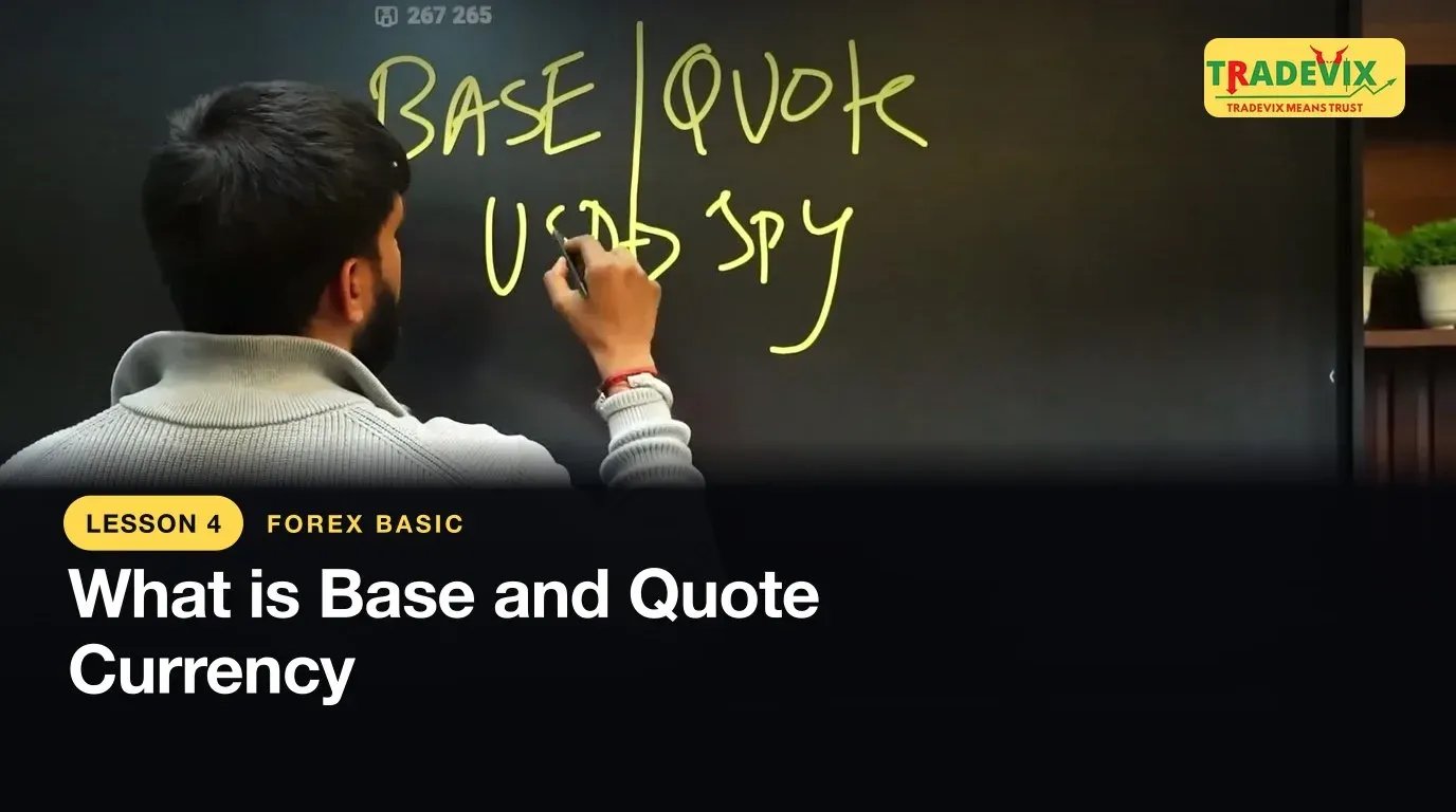What is Base and Quote Currency — lesson thumbnail